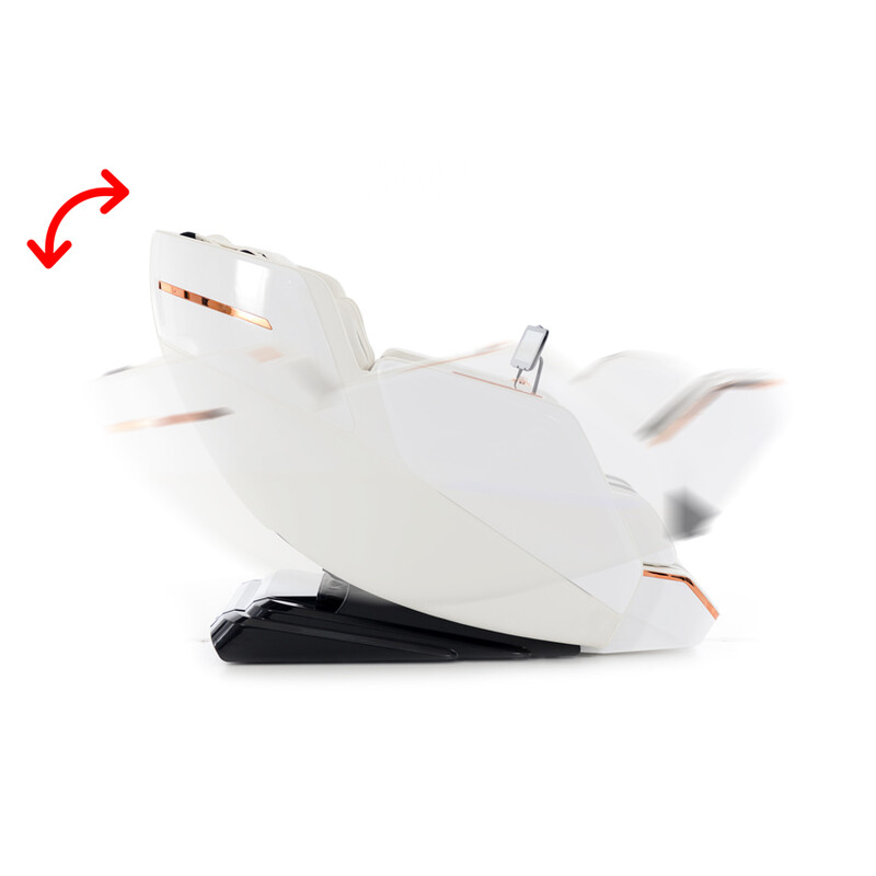 Scaun de masaj electric Prestige 3D MASSAGER cu ionizator de aer, alb (Produs folosit)