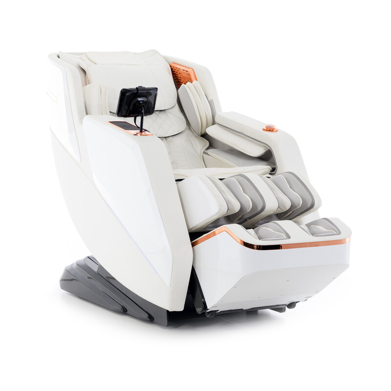 Scaun de masaj electric Prestige 3D MASSAGER cu ionizator de aer, alb (Produs folosit)