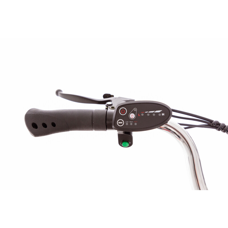 Tricicletă electrică Tornado ZTECH, argintie