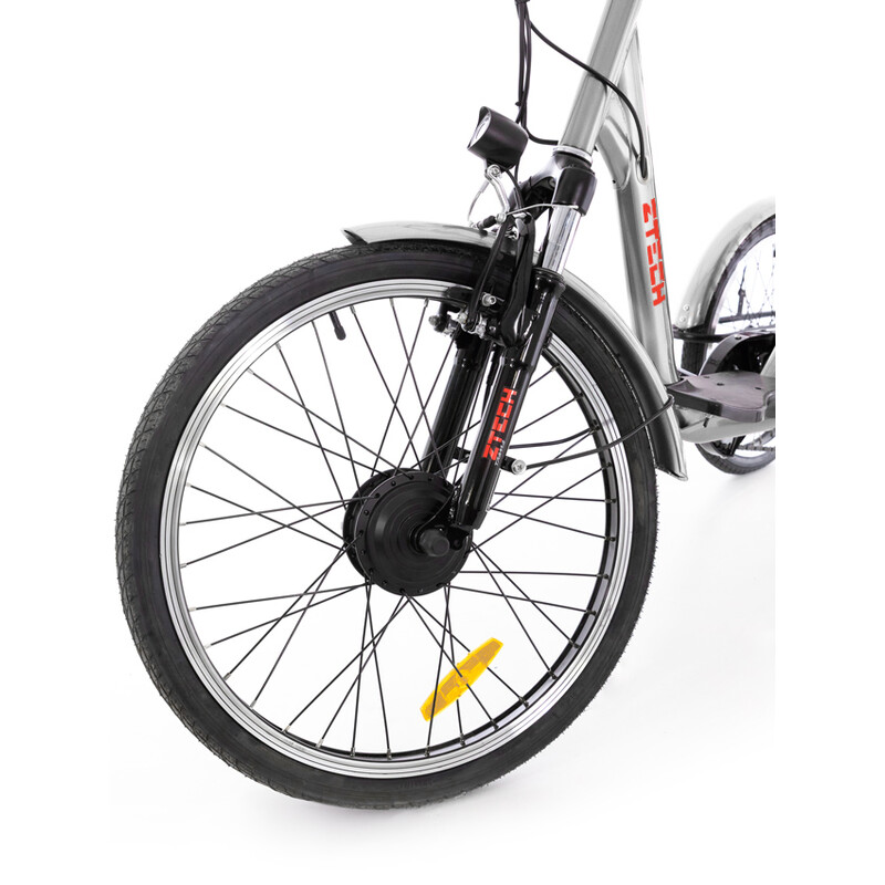 Tricicletă electrică Tornado ZTECH, argintie