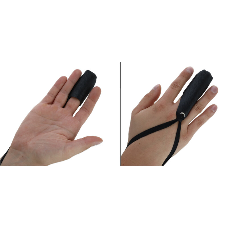 Manșon protector din piele pentru degete