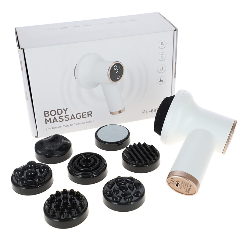 Aparat de masaj 8 în 1 cu afișaj LCD - AMBALAJ ORIGINAL DETERIORAT