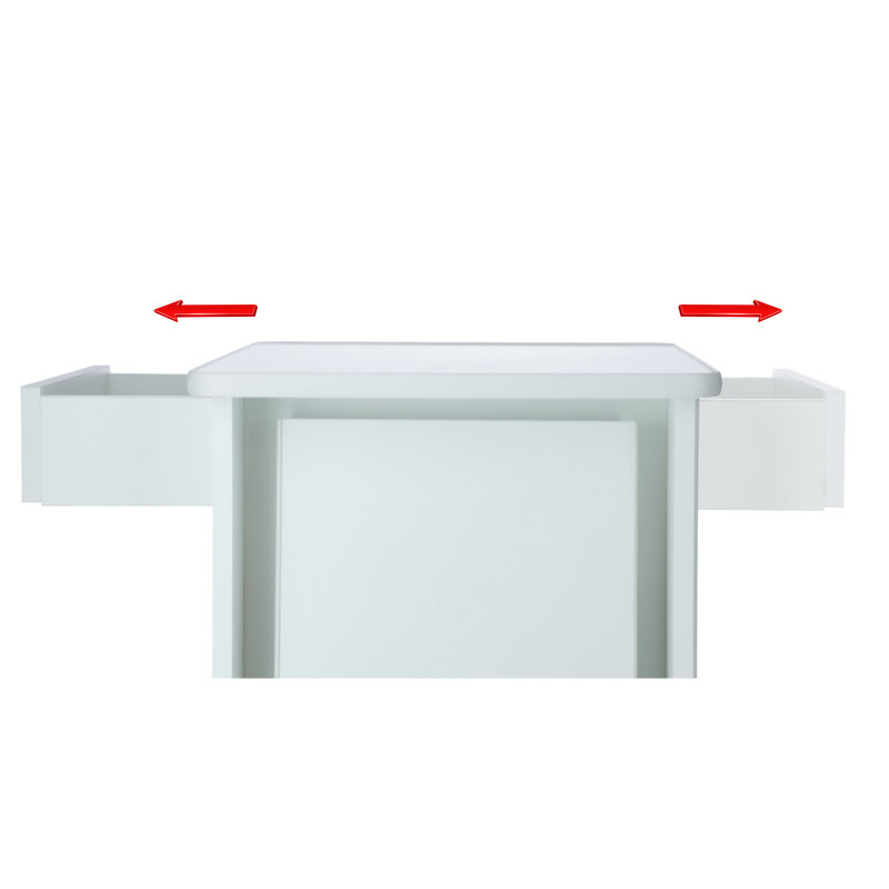 Noptieră UNIZDRAV, albă (Piesă folosită)