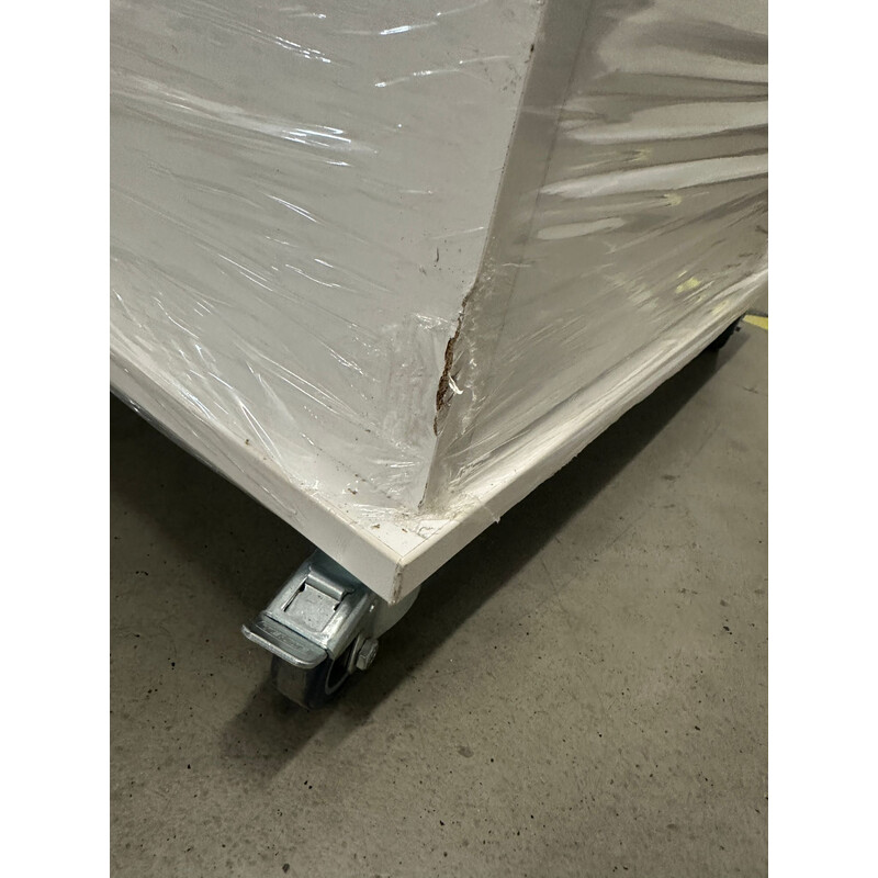 Noptieră UNIZDRAV, albă - COLȚUL STÂNGĂ JOS DETERIORAT