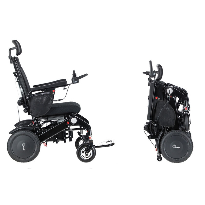 Scaun cu rotile electric iFOLD cu funcție de auto-pliere