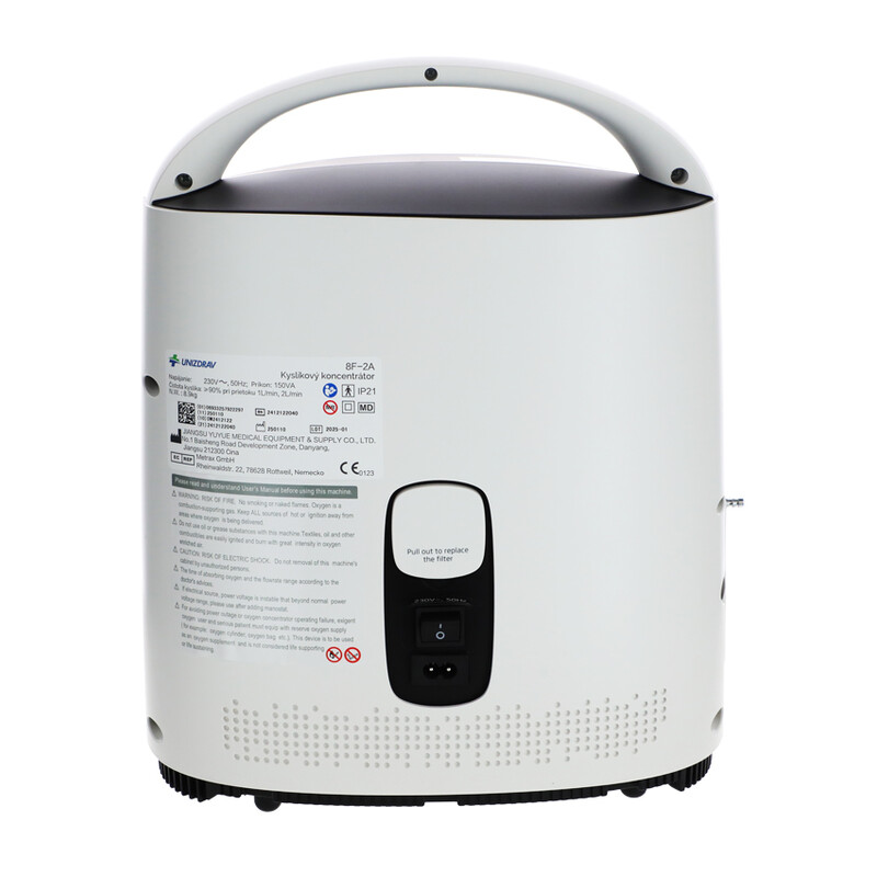Concentrator de oxigen UNIZDRAV 8F-2A -  1 ORĂ DE UTILIZARE