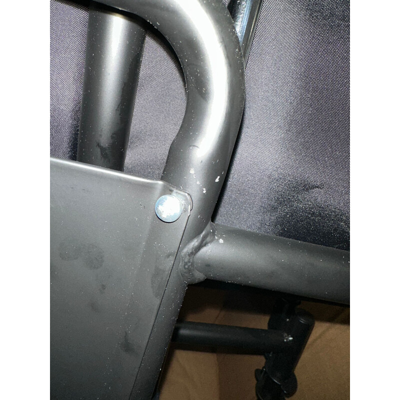 Scaun cu rotile pentru transfer UNIZDRAV, 50 cm FĂRĂ AMBALAJUL ORIGINAL, ZGÂRIETURI PE STRUCTURĂ