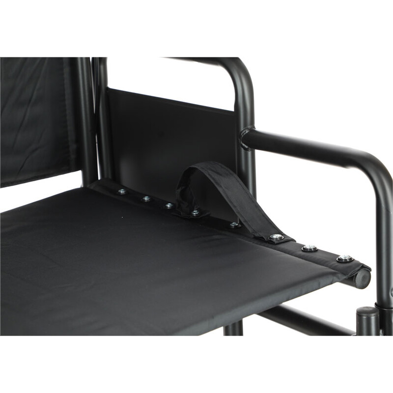 Scaun cu rotile pentru transfer UNIZDRAV, 50 cm FĂRĂ AMBALAJUL ORIGINAL, ZGÂRIETURI PE STRUCTURĂ