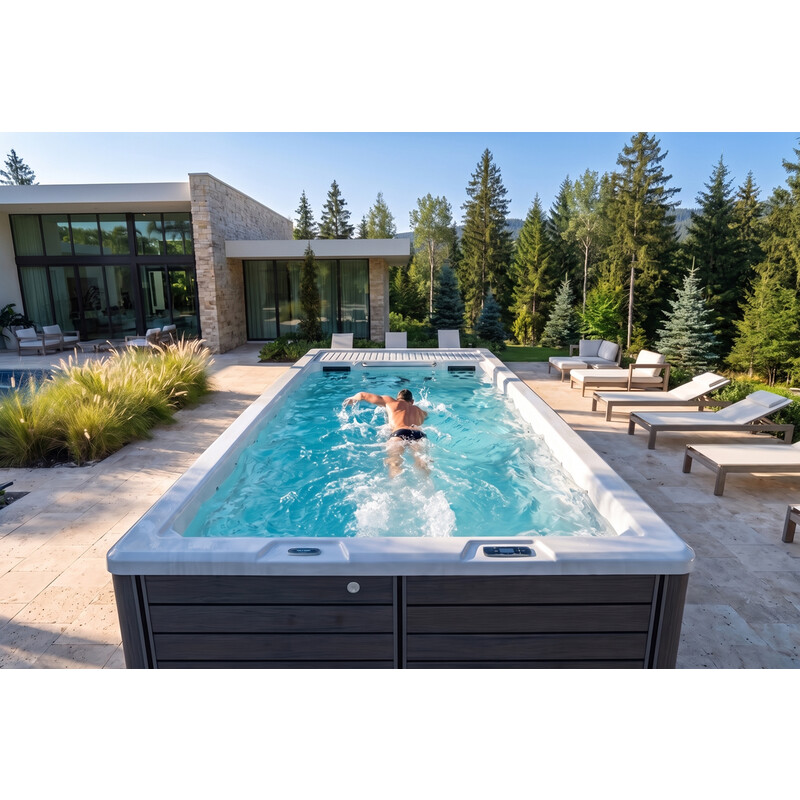 Piscină cu înot în contracurent AquaFlow Pro SUNRANS SR860A
