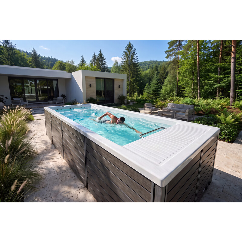 Piscină cu înot în contracurent AquaFlow Pro SUNRANS SR860A