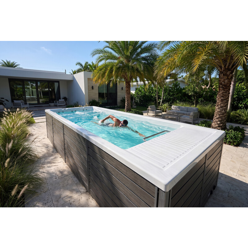 Piscină cu înot în contracurent AquaFlow Pro SUNRANS SR860A