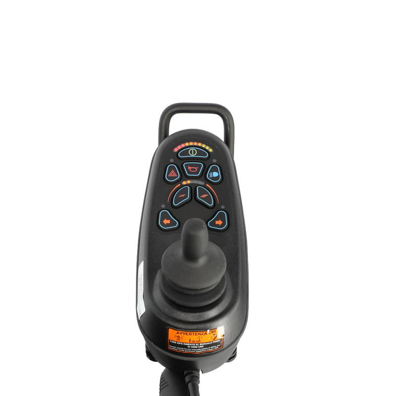 Scaun cu rotile electric cu lumini, 46 cm - PORDUS EXPUS ÎN SHOWROOM, ANVELOPE/TREPTE MURDARE