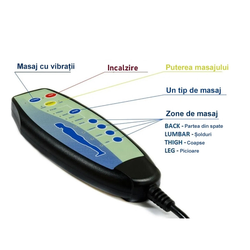 Fotoliu de relaxare COMFORT, material antracit FĂRĂ FUNCȚII, FĂRĂ ÎNCĂLZIRE ȘI MASAJ