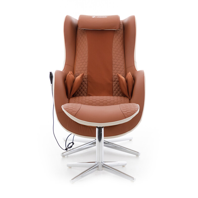 Scaun de masaj electric Zafir Relax, cărămiziu - UȘOR MURDAR