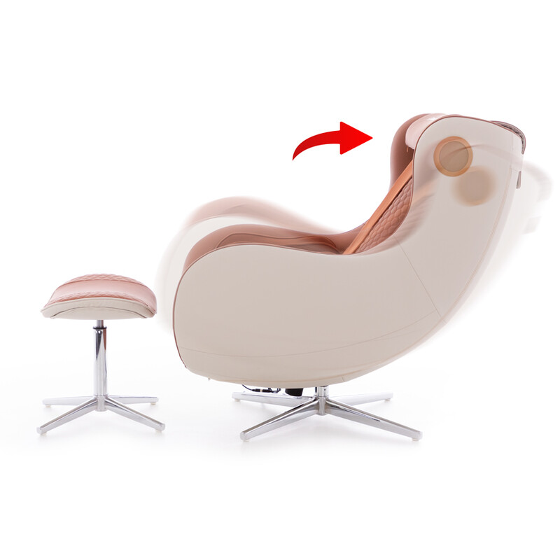 Scaun de masaj electric Zafir Relax, cărămiziu (Produs folosit)