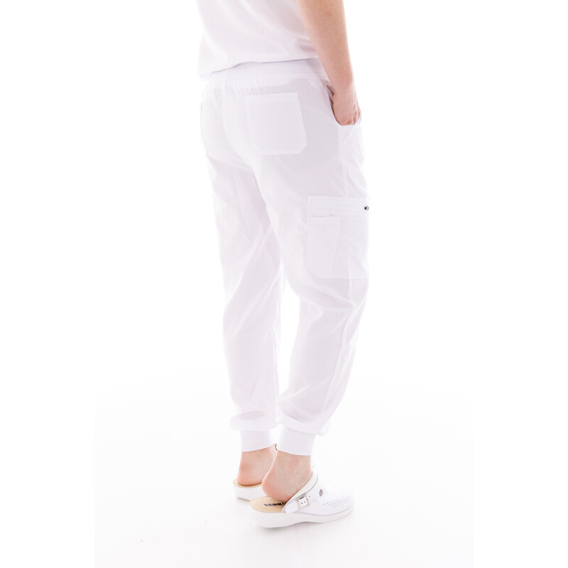 Pantaloni medicali Unidress Premium Soft, albi