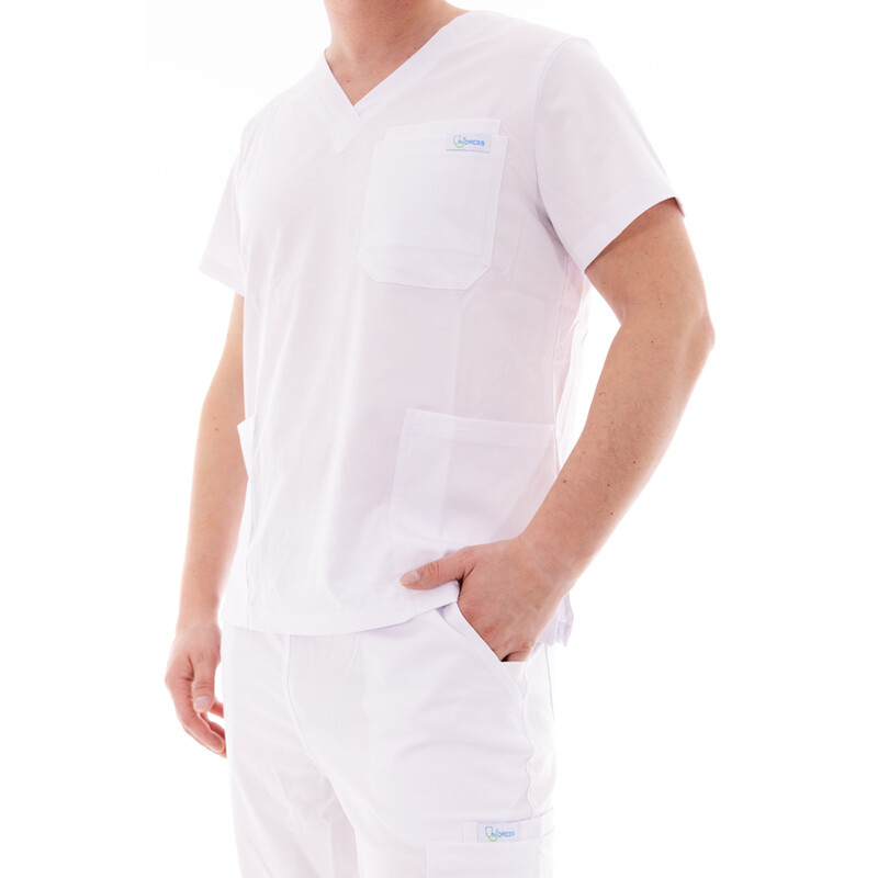 Pantaloni medicali Unidress Premium Soft, albi