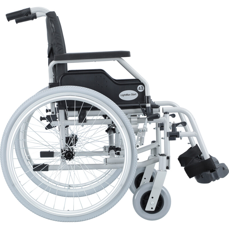 Scaun cu rotile ușor cu centru de greutate reglabil (Produs resigilat)