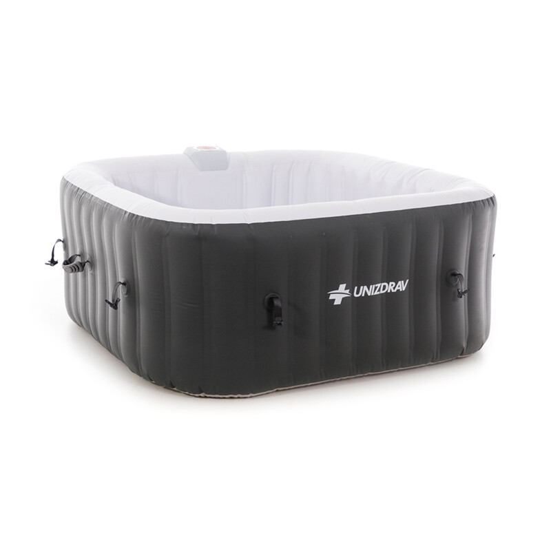 Jacuzzi cu hidromasaj gonflabil UNIZDRAV pentru 4 persoane (Articol folosit)