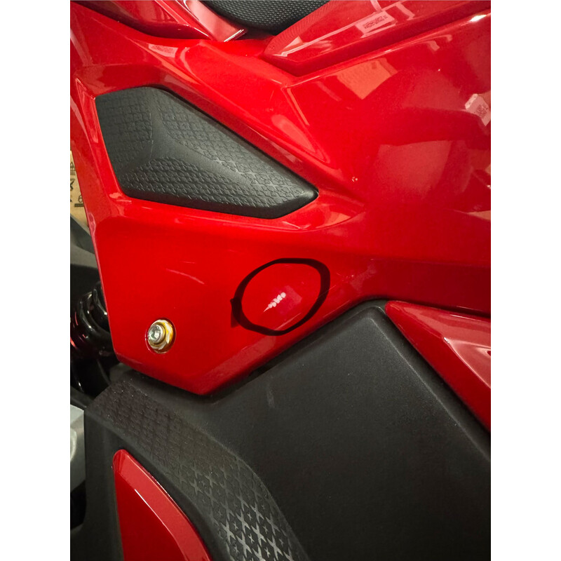 Motocicletă electrică e-Flex, roșie (Piesă expusă)