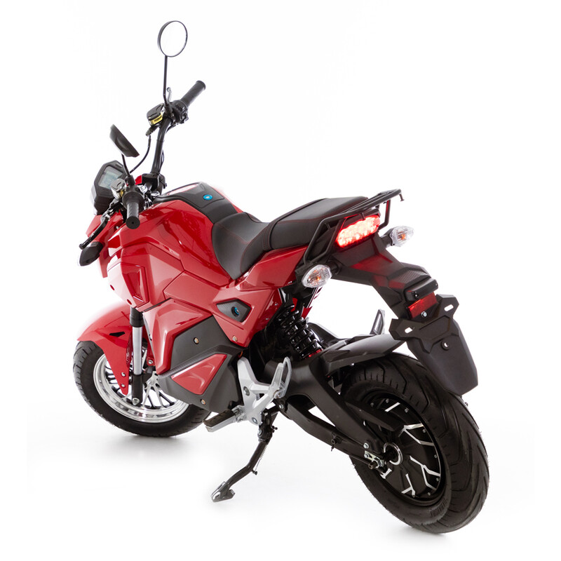 Motocicletă electrică e-Flex, roșie (Piesă expusă)