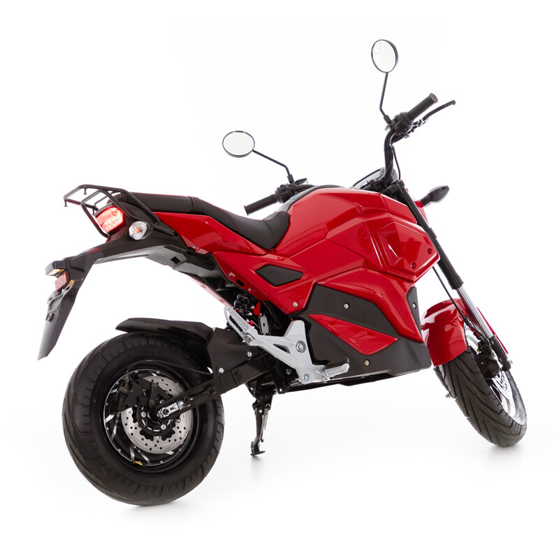 Motocicletă electrică e-Flex, roșie (Piesă expusă)