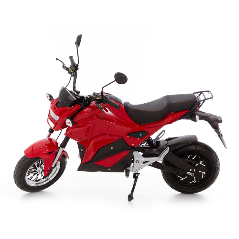 Motocicletă electrică e-Flex, roșie (Piesă expusă)