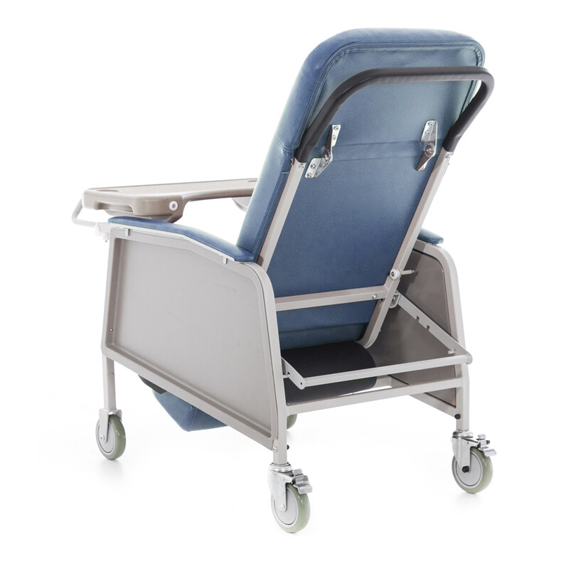 Scaun cardiac pentru seniori, albastru