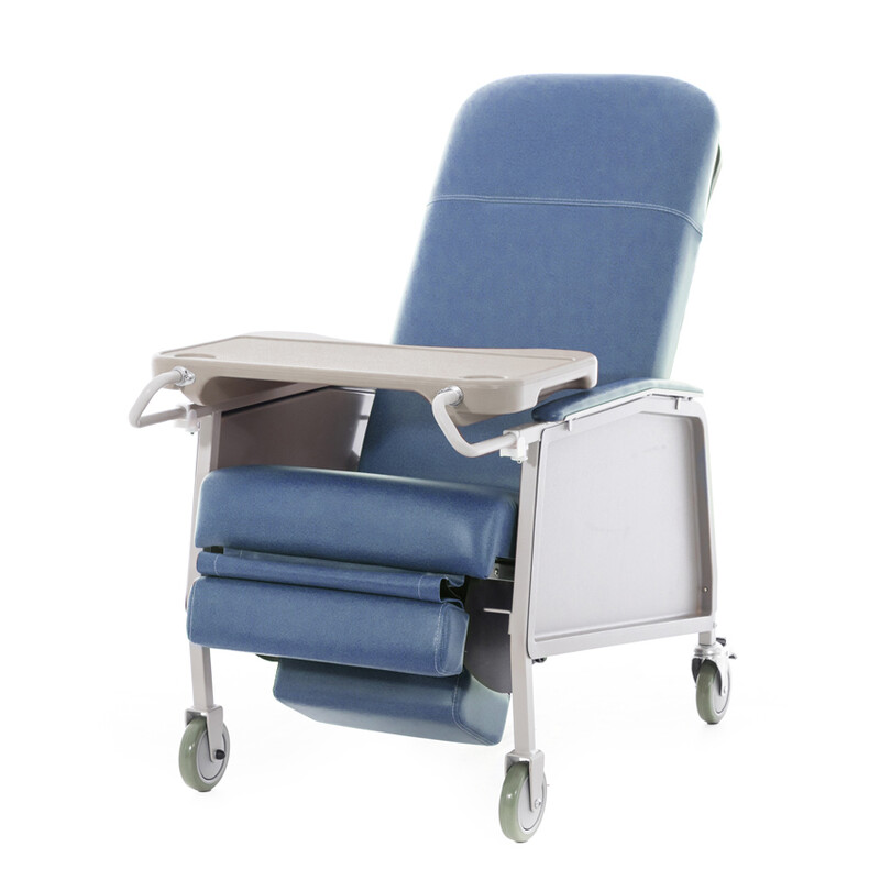 Scaun cardiac pentru seniori, albastru
