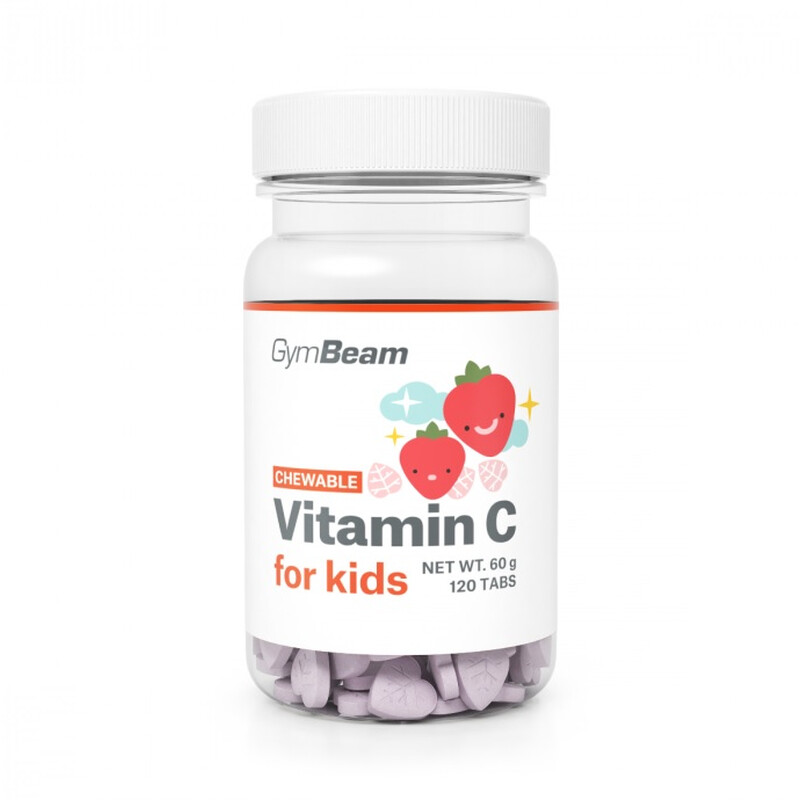 Vitamina C pentru copii GymBeam, 120 de comprimate