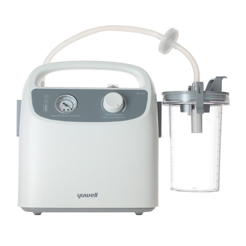 Aspirator portabil Yuwell 7E-G1, 27 l/min, reîncărcabil