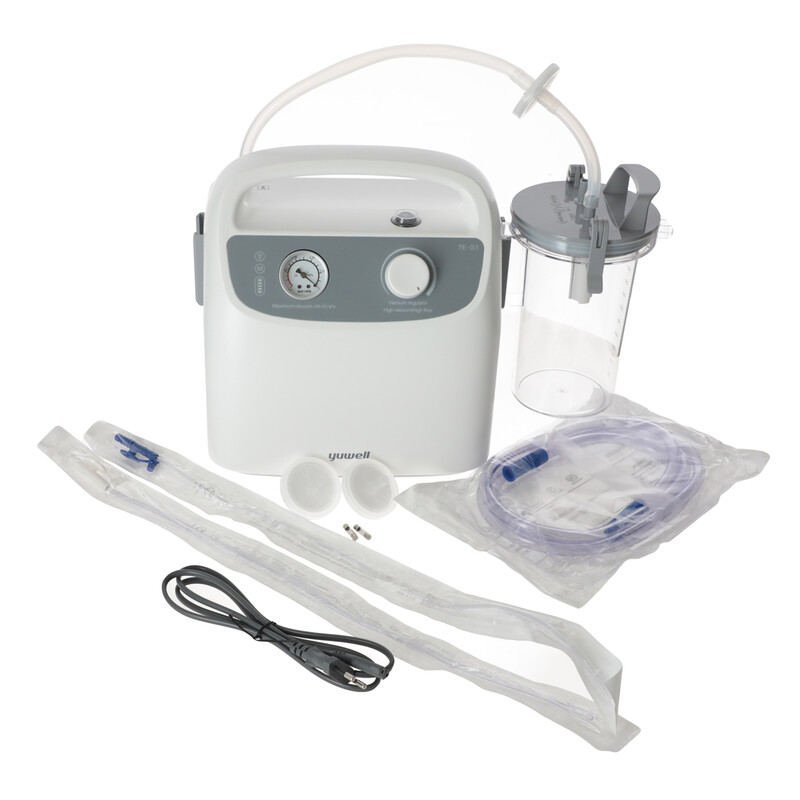 Aspirator portabil Yuwell 7E-G1, 27 l/min, reîncărcabil