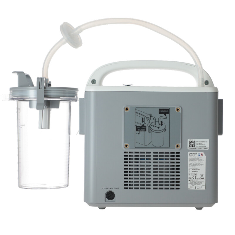 Aspirator portabil Yuwell 7E-G1, 27 l/min, reîncărcabil