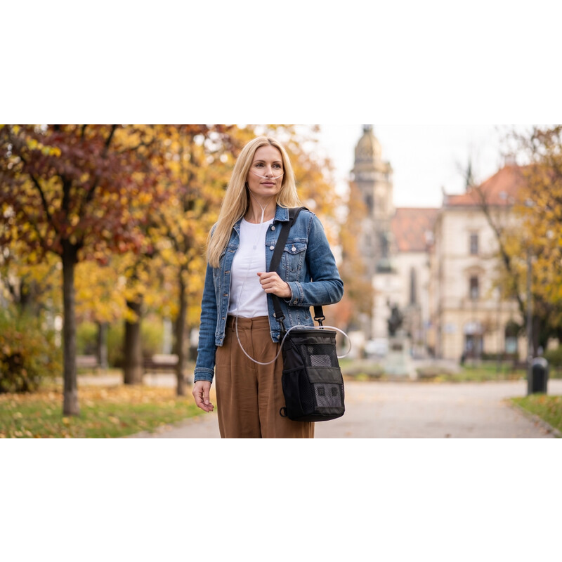 Concentrator de oxigen portabil Venus 6 cu baterie încorporată și externă