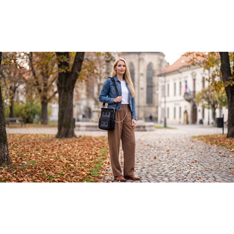 Concentrator de oxigen portabil Venus 6 cu baterie externă și canulă nazală