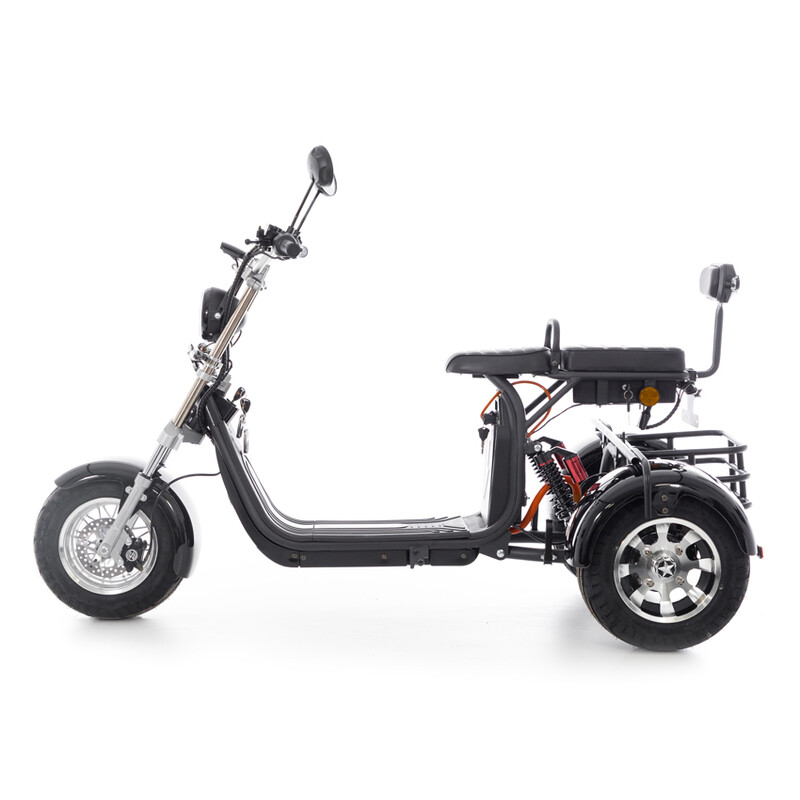 Chopper electric UNIZDRAV PRO Trike Black