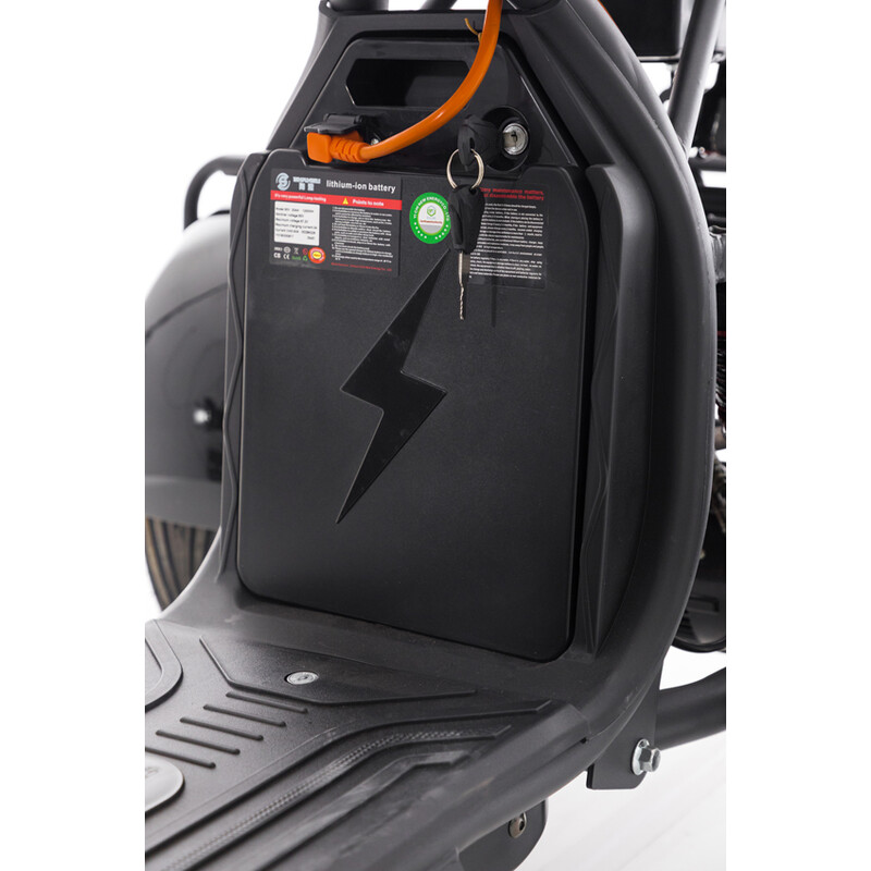 Chopper electric UNIZDRAV PRO Trike Black