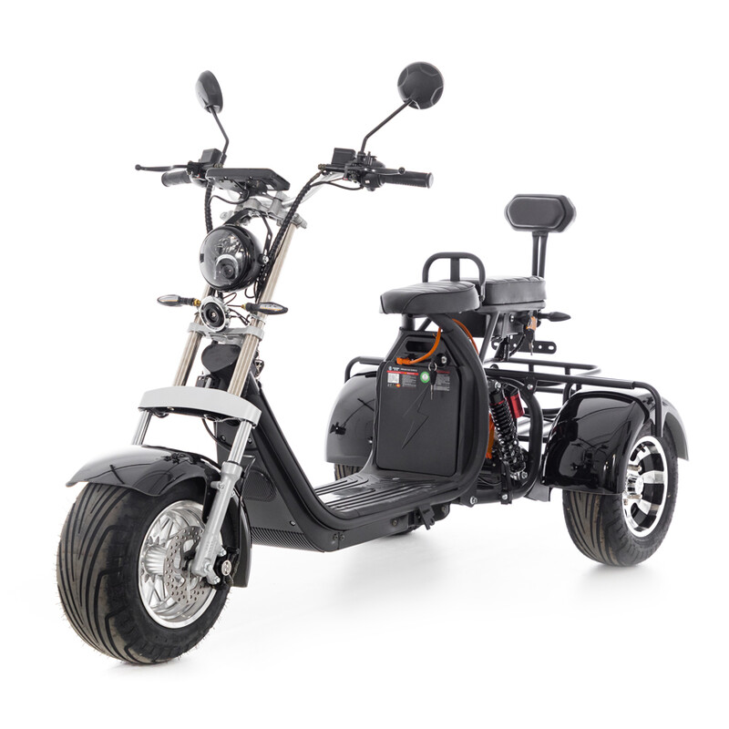 Chopper electric UNIZDRAV PRO Trike Black