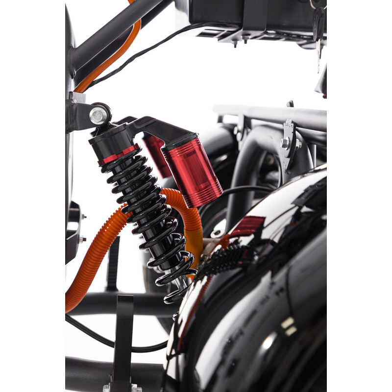 Chopper electric UNIZDRAV PRO Trike Black