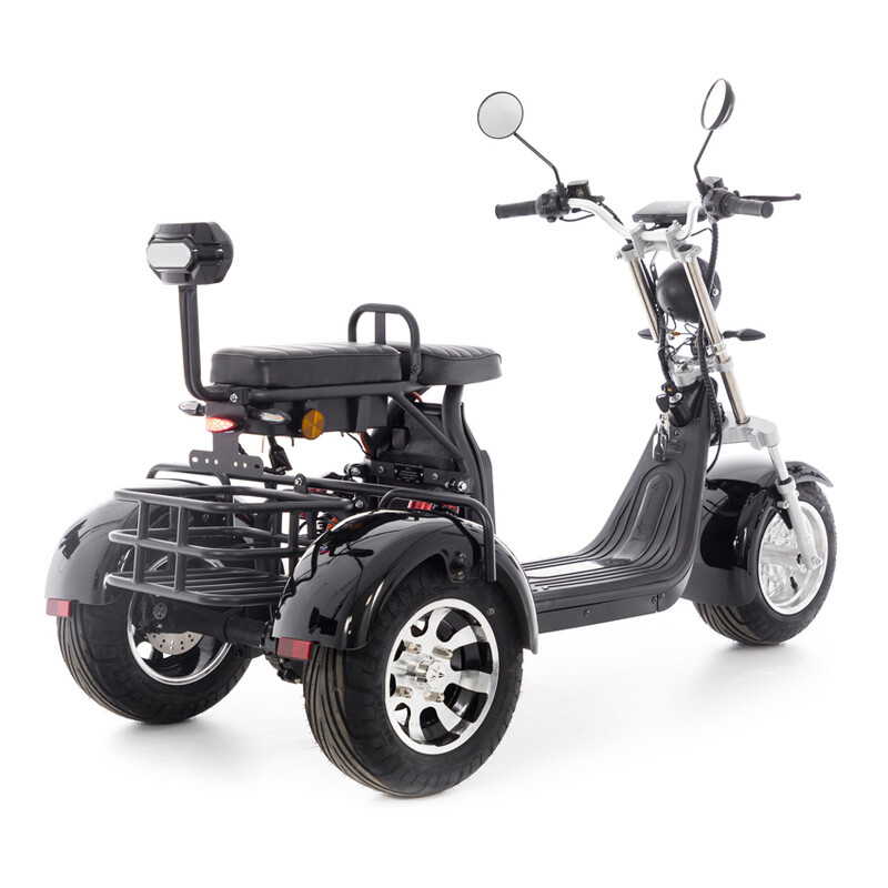 Chopper electric UNIZDRAV PRO Trike Black