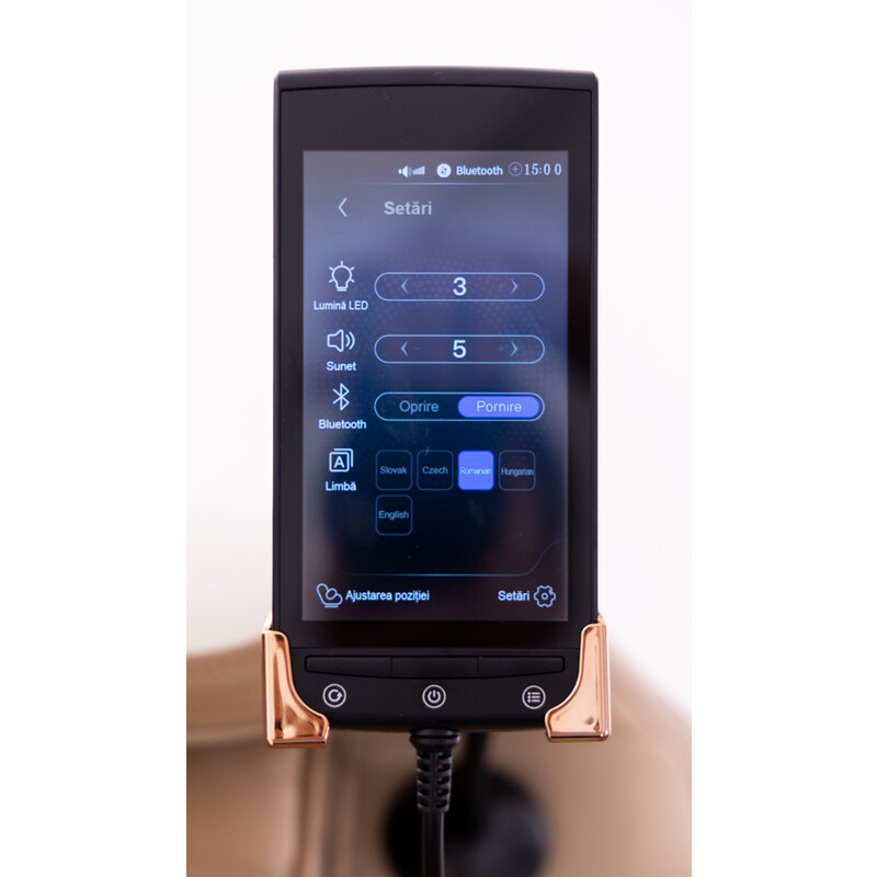 Scaun electric de masaj RelaxPro 3D MASSAGER, alb-maro  (Articol folosit)