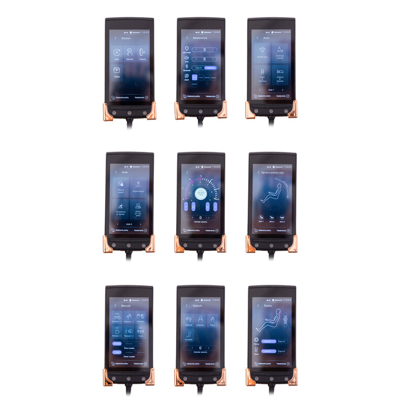 Scaun electric de masaj RelaxPro 3D MASSAGER, alb-maro  (Articol folosit)