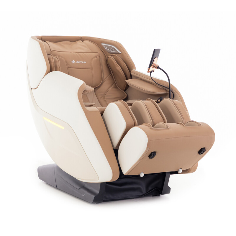 Scaun electric de masaj RelaxPro 3D MASSAGER, alb-maro  (Articol folosit)