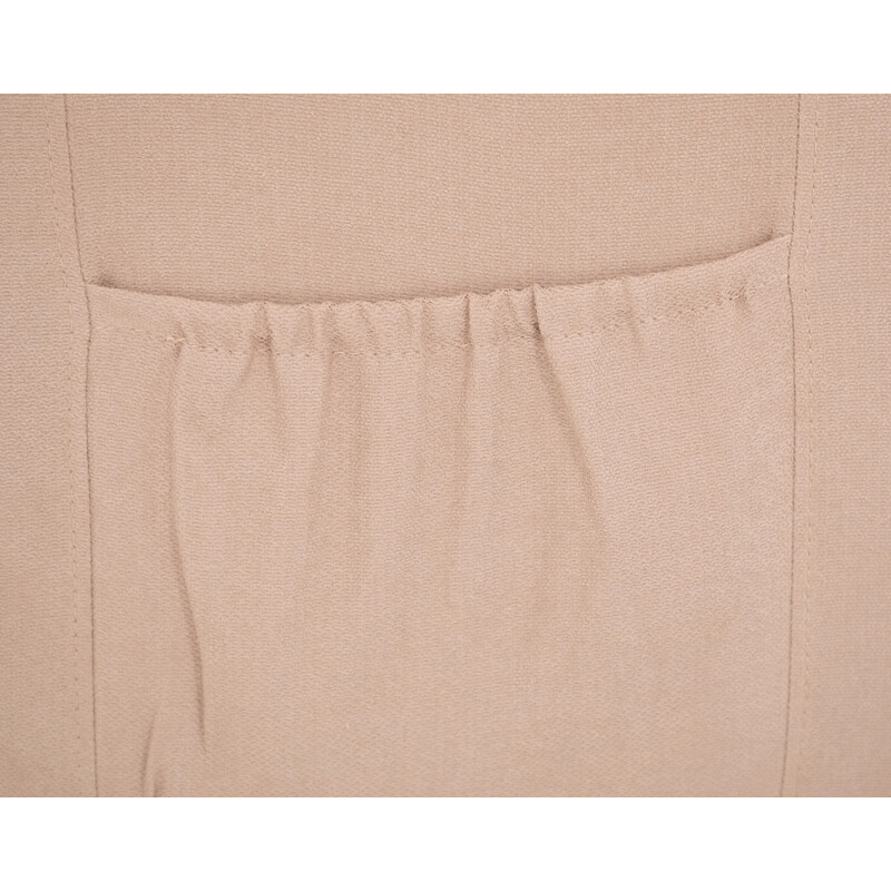 Fotoliu relaxant COMFORT cu funcție de masaj și încălzire, material textil bej (Produs folosit)