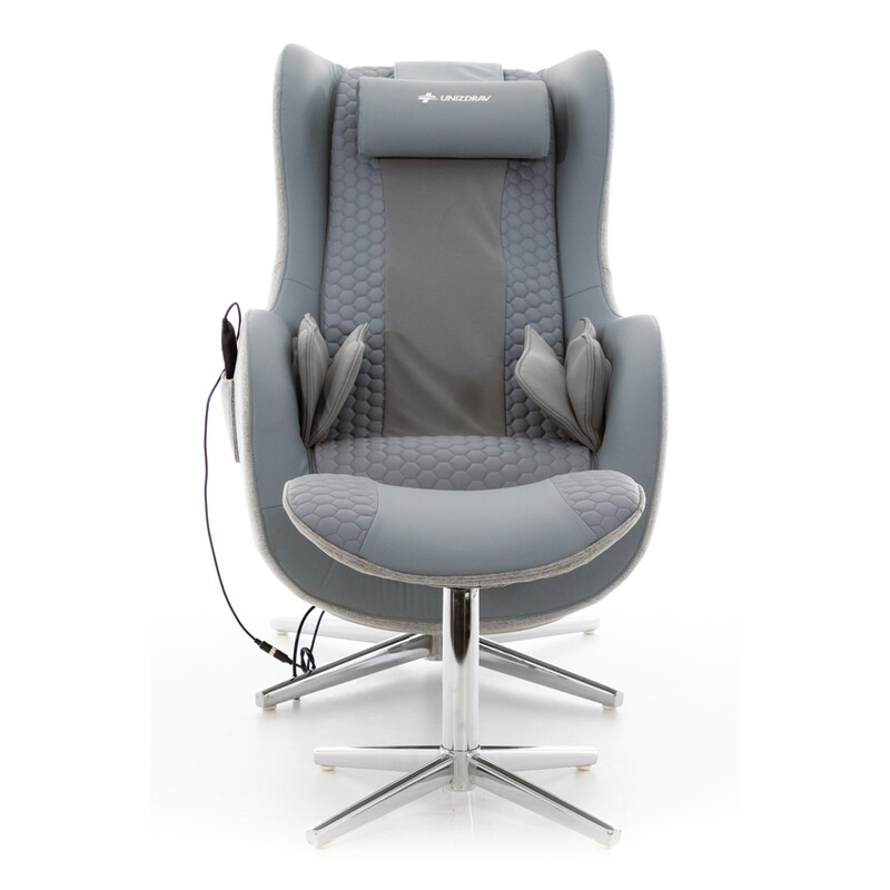 Scaun de masaj electric Zafir Relax, antracit (Piesă expusă)