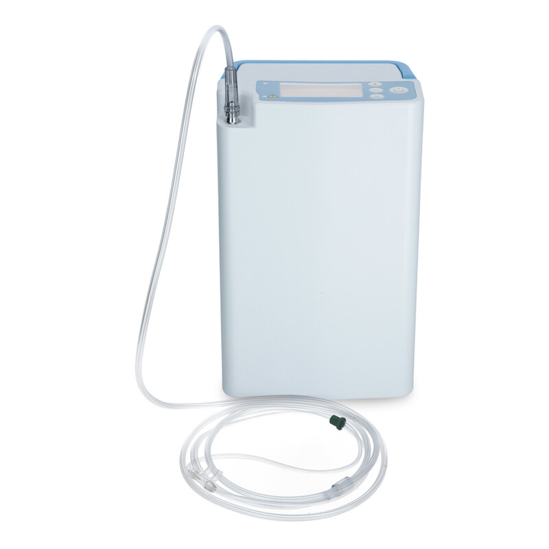 Concentrator de oxigen portabil Venus 6 cu baterie externă și canulă nazală (Articol folosit)