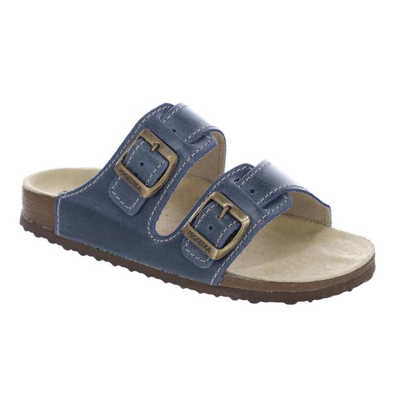 Papuci ortopedici medicali - tip 16 denim-albastru (Piesă expusă)