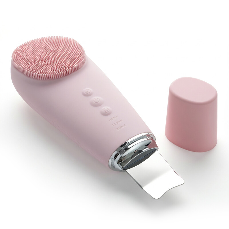 Spatulă facială cu ultrasunete 2 în 1