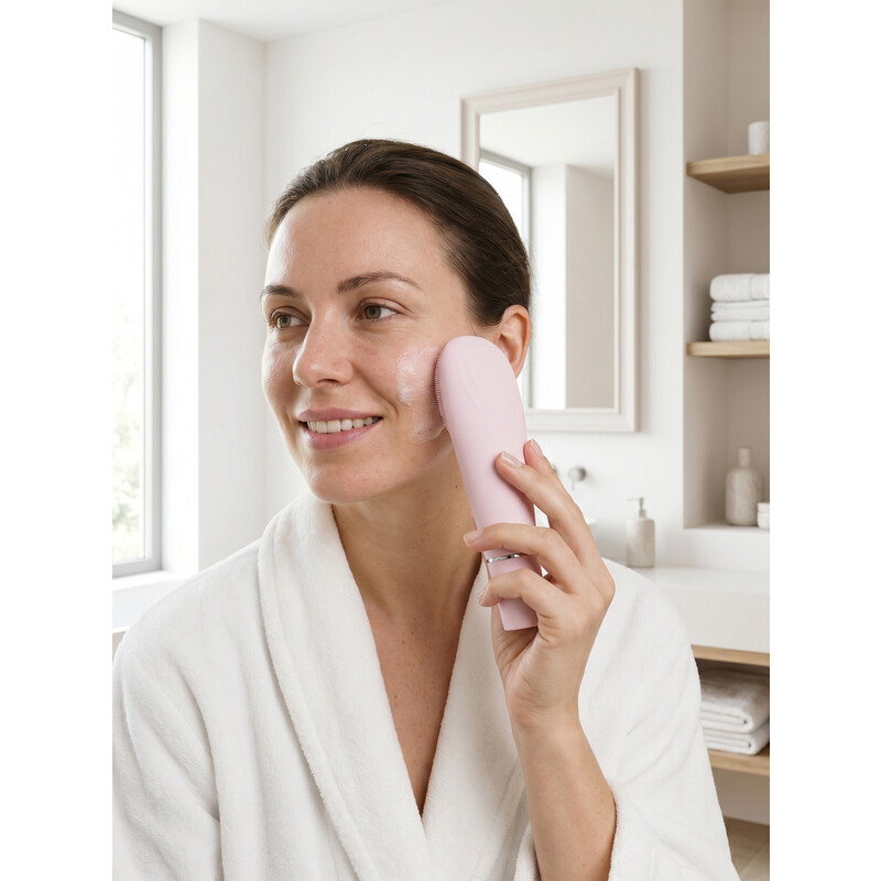 Spatulă facială cu ultrasunete 2 în 1