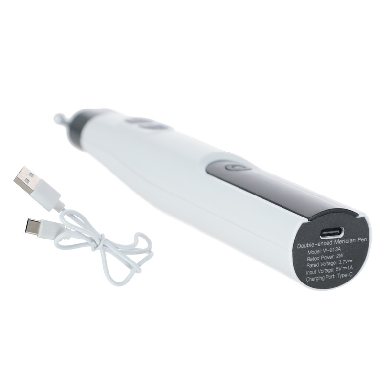 Stilou electronic de acupunctură cu vârf dublu